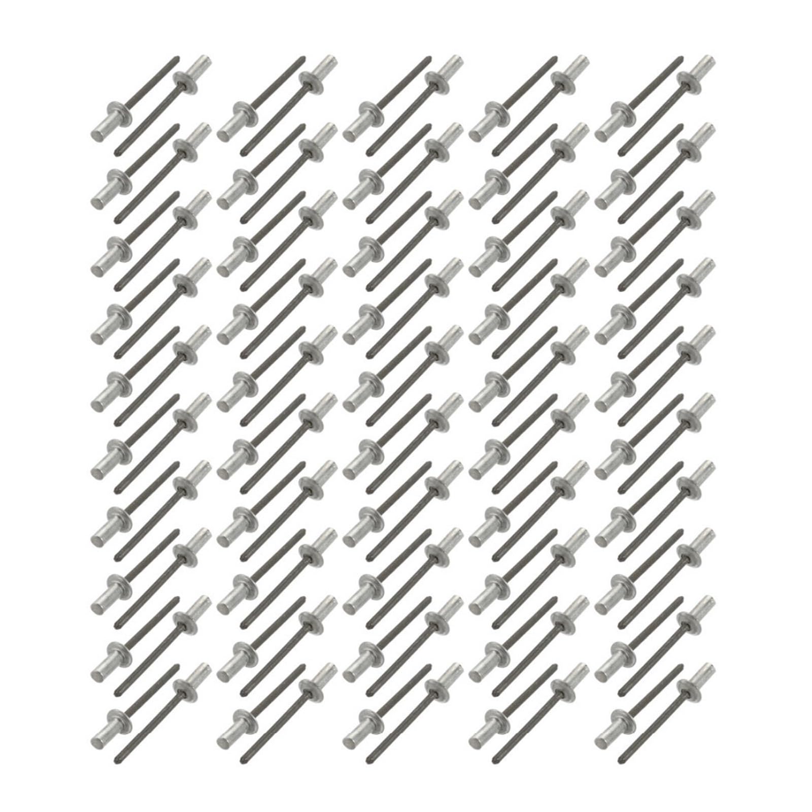 Aluminium Blindniet,FlanscheKlappnieten, 100 stücke 4x8mm/10mm/13mm/16mm Blindniete Aluminium Runde Dome Kopf geschlossen Ende Blindnieten Verschluss(16mm)