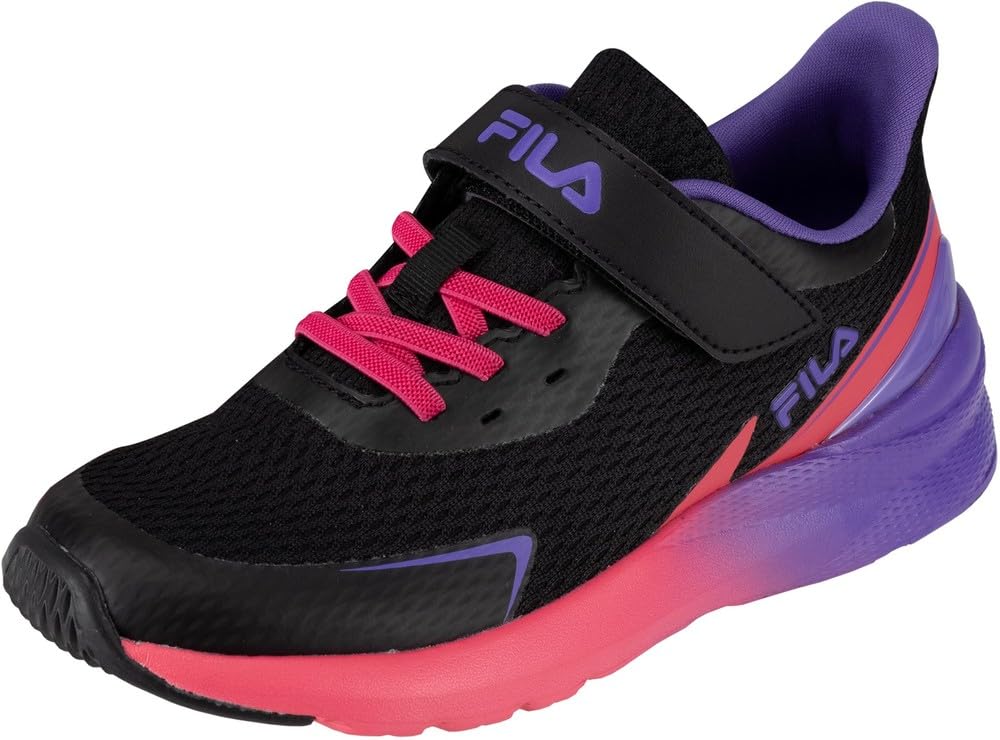 FILA Unisex Kinder Laufschuh Crusher V Kids, Black Teaberry, 30 EU