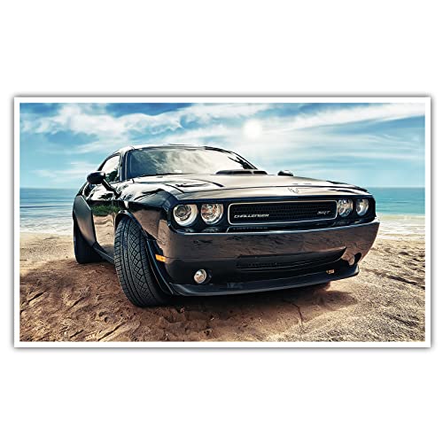 CanvasArts Dodge Challenger - Poster (100 x 60 cm, Poster)