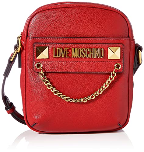 Love Moschino Damen Collezione Autunno Inverno 2021 Umhngetasche, rot, Einheitsgröße