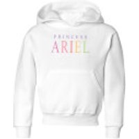 Disney Little Mermaid Princess Ariel Kinder Hoodie - Weiß - 7-8 Jahre - Weiß