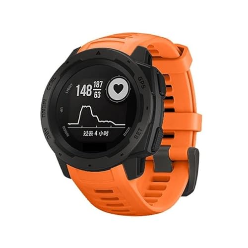 IOTUP Ersatz-Armband für Garmin Instinct Sport, 22 mm, aus Silikon, schnell anzubringen, Zubehör, For Instinct, Achat