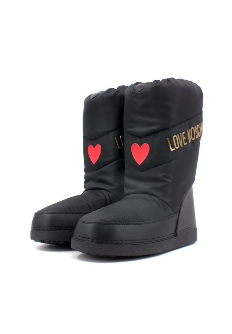 Love Moschino Damen Snow Boots, Schwarz, 37 EU