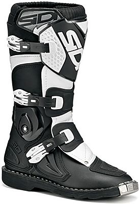 Sidi Flame Stiefel, Schwarz-Weiß, Größe 38