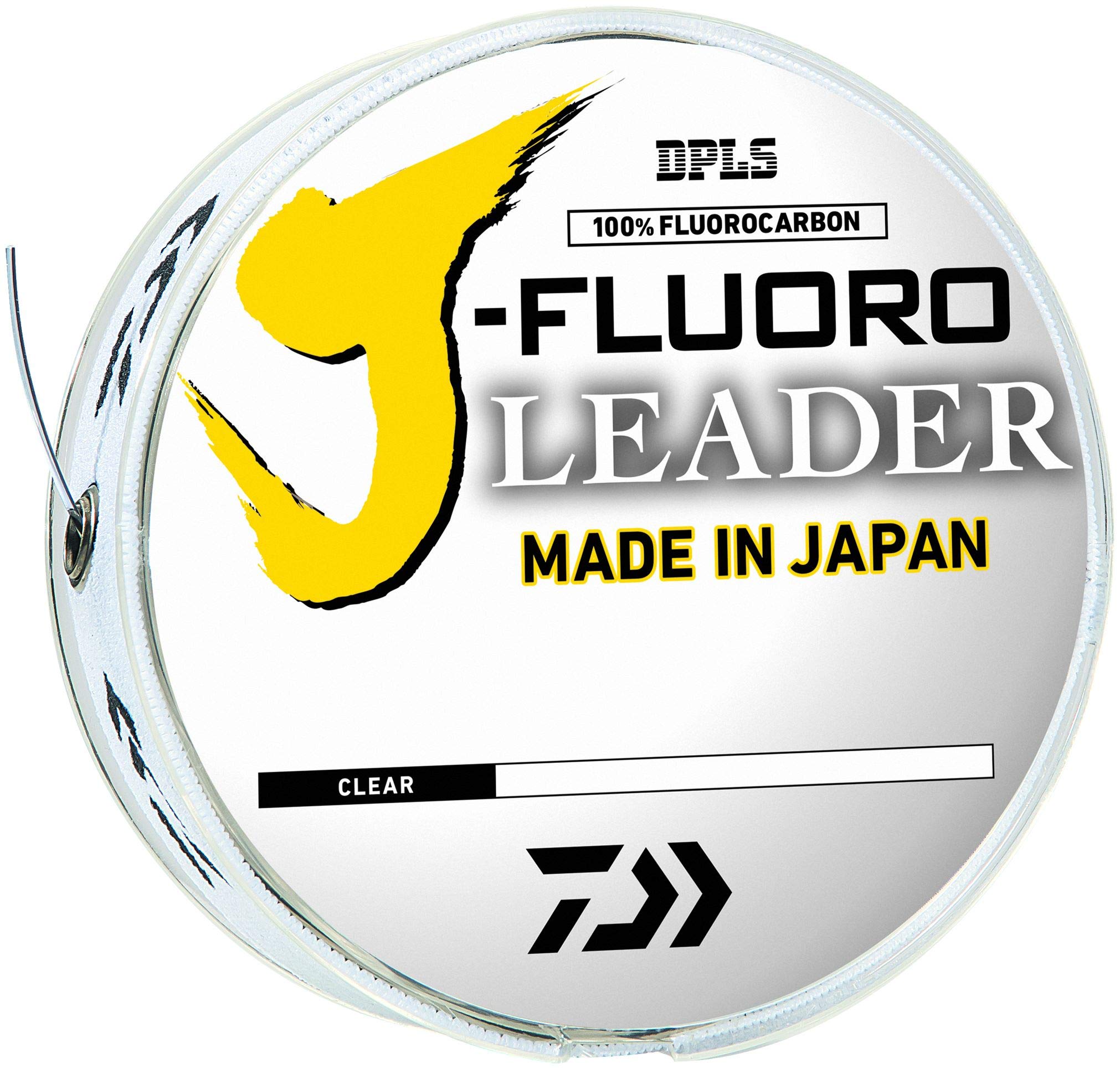 Daiwa J-Fluoro Fluorocarbon Vorfach, 22,7 kg, 45,7 m, transparent