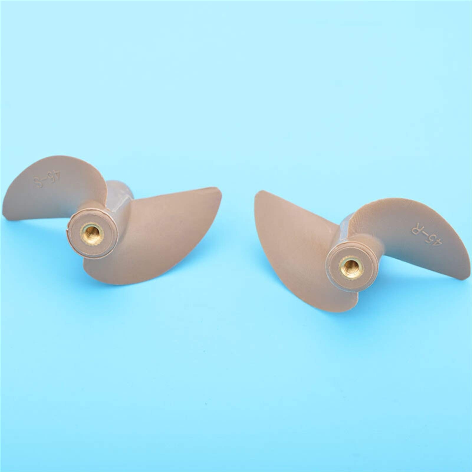 Jodriva Rc Boot M3 Zwei Klingen Paddel Mit Schraube Gewinde 2 Klingen Nylon Boot Propeller Positive Reverse Propeller M3 Gewinde Prop Welle Bootspropeller(D42mm Postive 003)