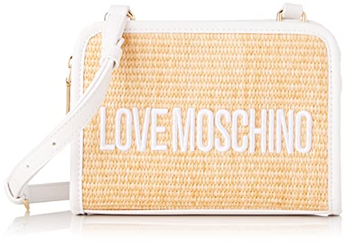 Love Moschino Damen Jc4319pp0gkn110a Schultertasche, Weiß