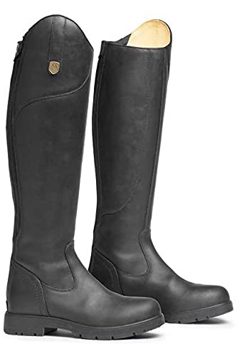 Mountain Horse 2022 Womens Wild River Long Riding Stiefel - Schwarz Footwear Calf Size - Regular/Regular, Footwear Size - 40