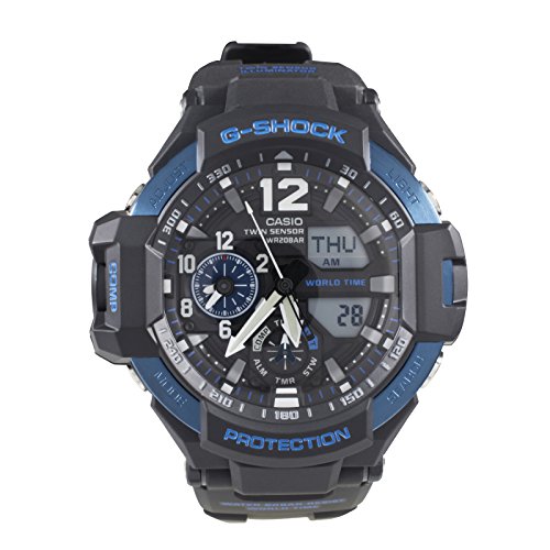 Casio G-Shock Superior Series schwarz/blau GA-1100-2BER