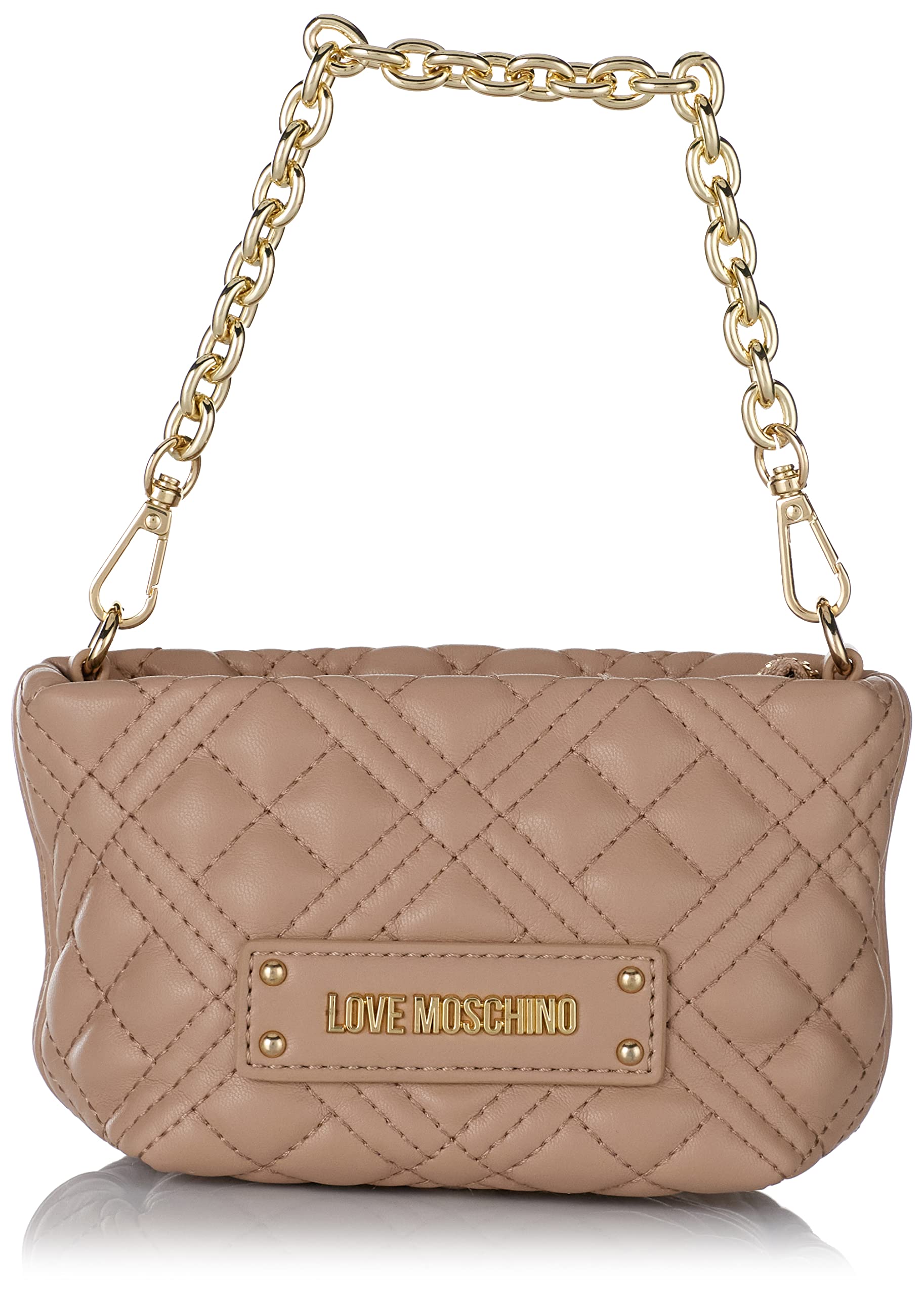 Love Moschino Damen Jc4313pp0fla0209 Umhängetasche, Taupe, Einheitsgröße