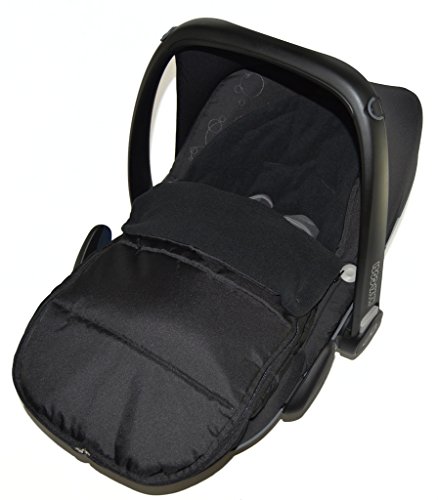 Autositz Fußsack/gemütliche, Zehen kompatibel mit Baby, Black Jack