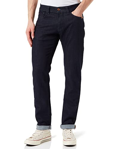 Camel Active Herren 5-Pocket Madison Straight Jeans, Blau (Raw Denim 42), W38/L34