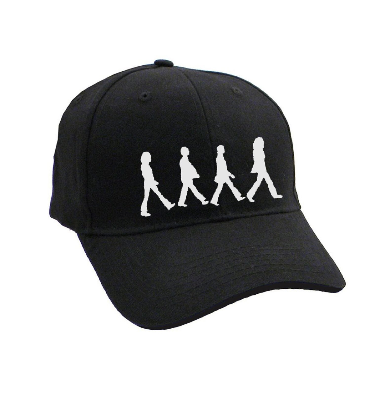 The Beatles Baseball Cap Abbey Road Chrome Silhouettes offiziell Schwarz One Size