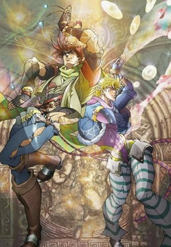 HfmQuisutron Jigsaw Puzzle 1000 Pieces Battle Adventure Anime Jonathan.Jo Poster Holz Für Erwachsene Kinder Spiele Lernspielzeug Tj41Xw