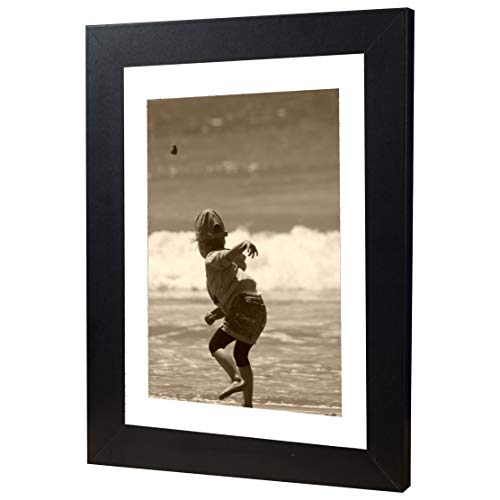 Bilderrahmen Fotorahmen 40x50 cm Schwarz bilderrahmen zum aufhängen MDF Picture Frames Farbe und 40 Verschiedene Größen wählbar ohne Passepartout Rahmen Ayleen