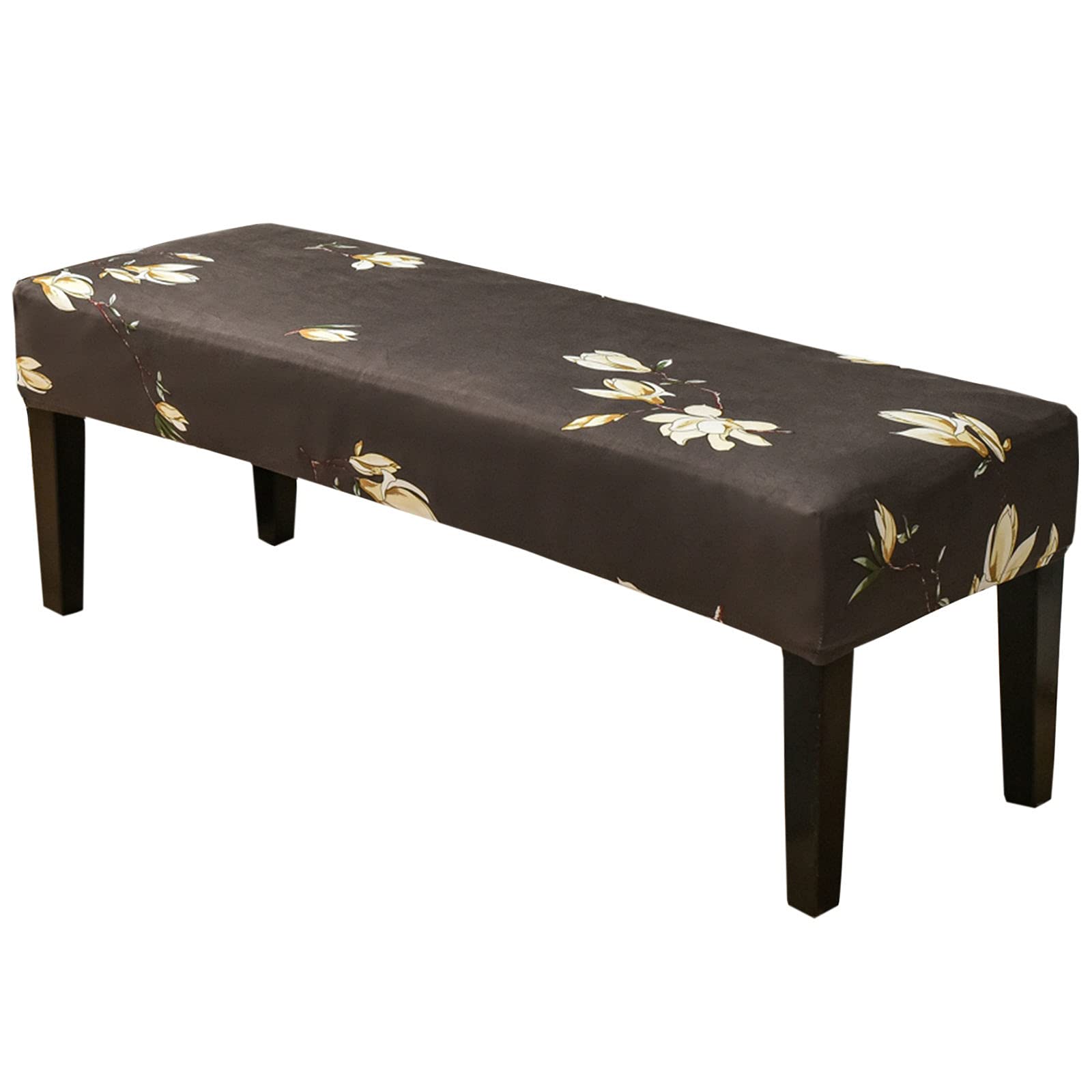 Universal-Bezug Für Esszimmer-Bank, Stretch Dining Bench Cover Für Esszimmer Gedruckt Bezug Für Esszimmerstuhl Spandex Elastische Stuhlhussen Für Wohnzimmer-AS-Groß