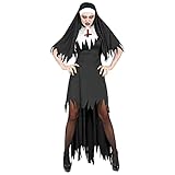 W WIDMANN MILANO Party Fashion - Kostüm Horror Nonne, Kleid, Zombie, Gothic, Halloween