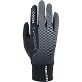 Roeckl Rimbach Winter Fahrrad Handschuhe lang grau/schwarz 2023: Größe: 7.5