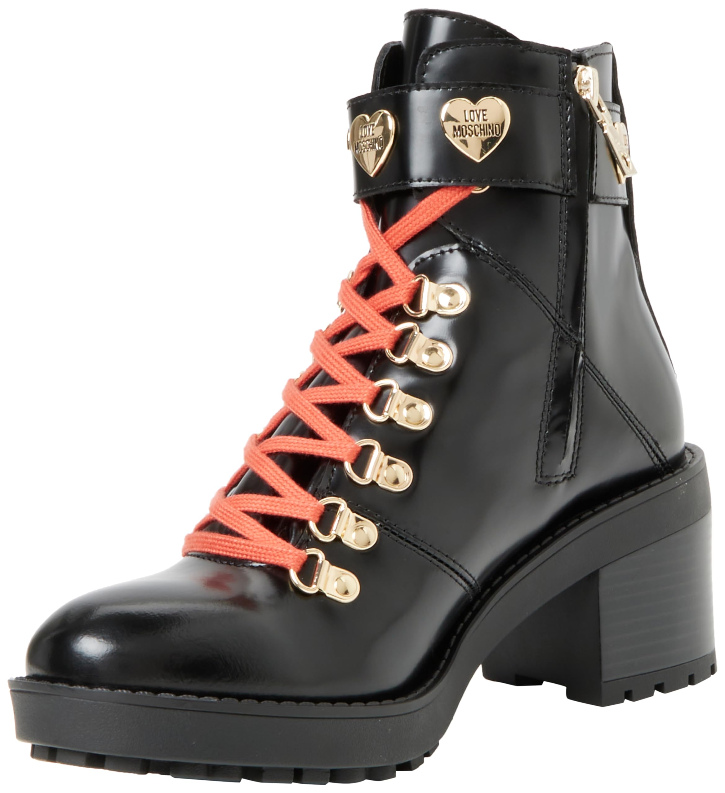 Love Moschino Damen Stiefel, Schwarz, 38 EU