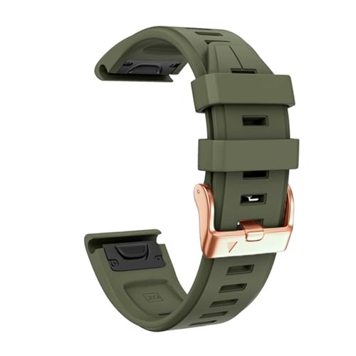 IOTUP 20 mm Silikon-QuickFit-Uhrenarmband für Garmin Fenix 7S 6S Pro 5S Plus Armband Descent Mk 2S Instinct D2 Delta S Uhrenarmbänder, 20mm Fenix 6S Pro, Achat