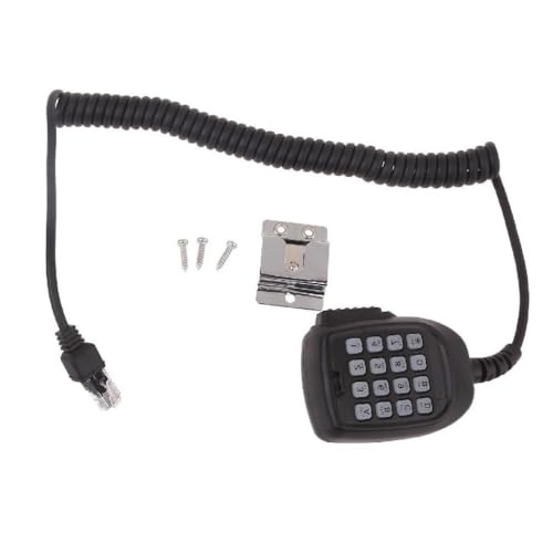 Maouira Vielseitiges KMC62-Mikrofon KMC62-Lautsprecher Handmikrofon Mit Klarer Kommunikation Für Radios Für Den Innen Und Außenbereich KMC62-Kopfhörer Walkie Talkie Headset Radio