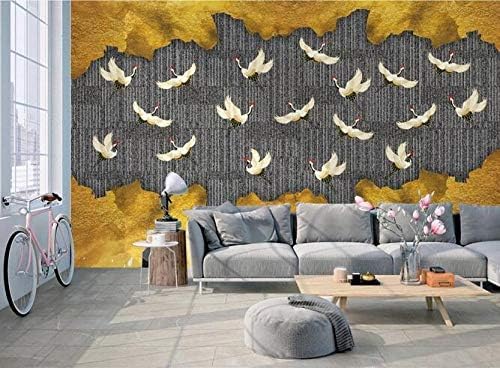 XLMING Einfaches Handbemaltes Gold Auspicious Clouds Rui 3D Tapeten Home Esszimmer Sofa Schlafzimmer Wohnzimmer TV Hintergrund-430cm×300cm