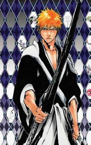 HfmQuisutron Jigsaw Puzzle 1000 Stück Anime Kurosaki Poster Farbe Fähigkeitsspiel Für Die Ganze Familie Erwachsene Zq146Wk