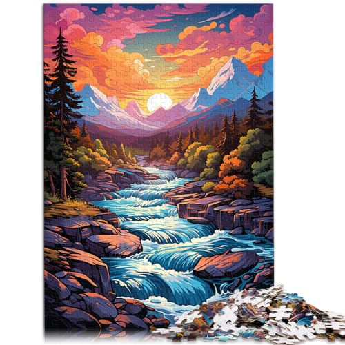 Puzzlespiel Fantasielandschaft, 1000 Teile, Holzpuzzle, jedes Teil ist einzigartig – anspruchsvolles, unterhaltsames Spiel für die ganze Familie, 1000 Teile (50 x 75 cm)