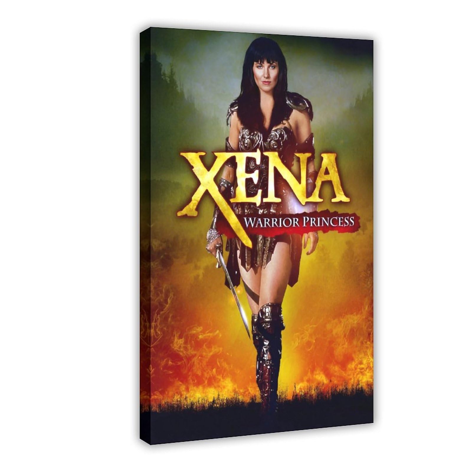 HACERR Xena Kriegerin Prinzessin (1995) TV-Serie Xena Leinwandposter Wandkunst Dekor Druck Gemälde für Wohnzimmer Schlafzimmer Dekoration 30 x 45 cm