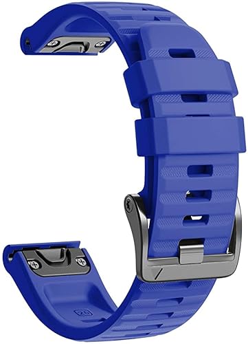 NEYENS 22 x 26 mm Armband aus Silikon für Garmin Fenix 6X 6 Pro 7 7X 5X 5 Plus 3HR 945 Schnellverschluss-Armbänder Ersatz, 26 mm, Achat