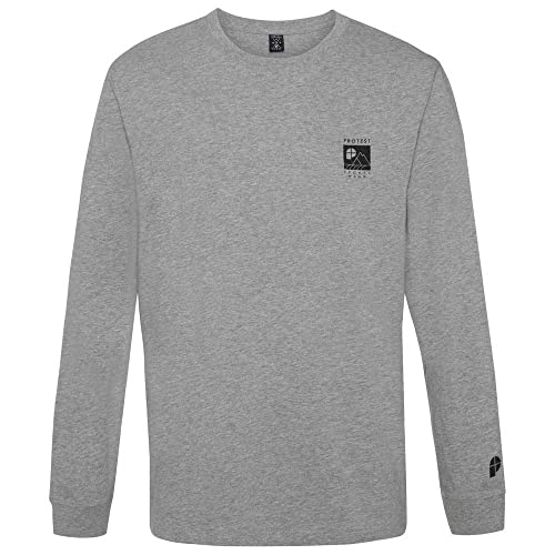 Protest Herren Longsleeve Shelby Dark Grey Melee M