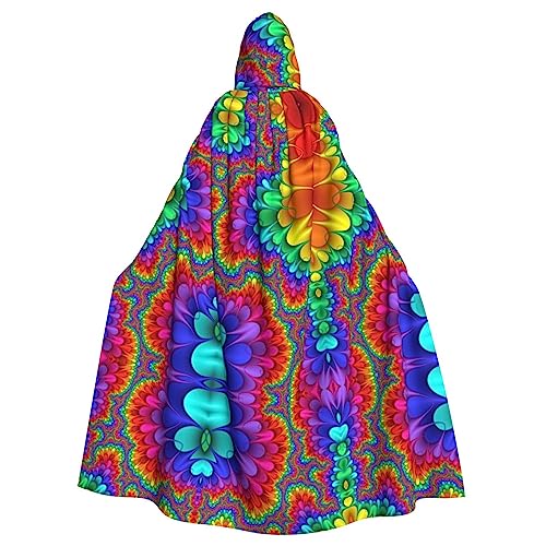 WURTON Faschings-Umhang in voller Länge, mit Kapuze, Unisex, Cosplay-Kostüme, Umhang für Erwachsene, 185 cm