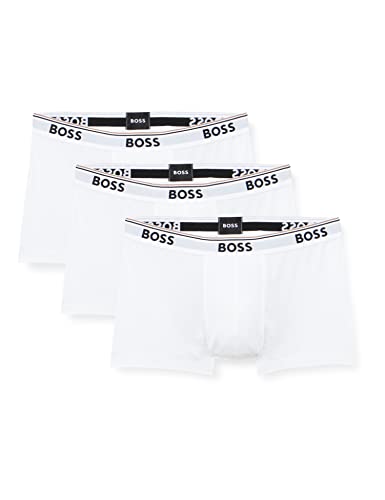 BOSS Herren Trunk, 3er Pack Power, White, XL