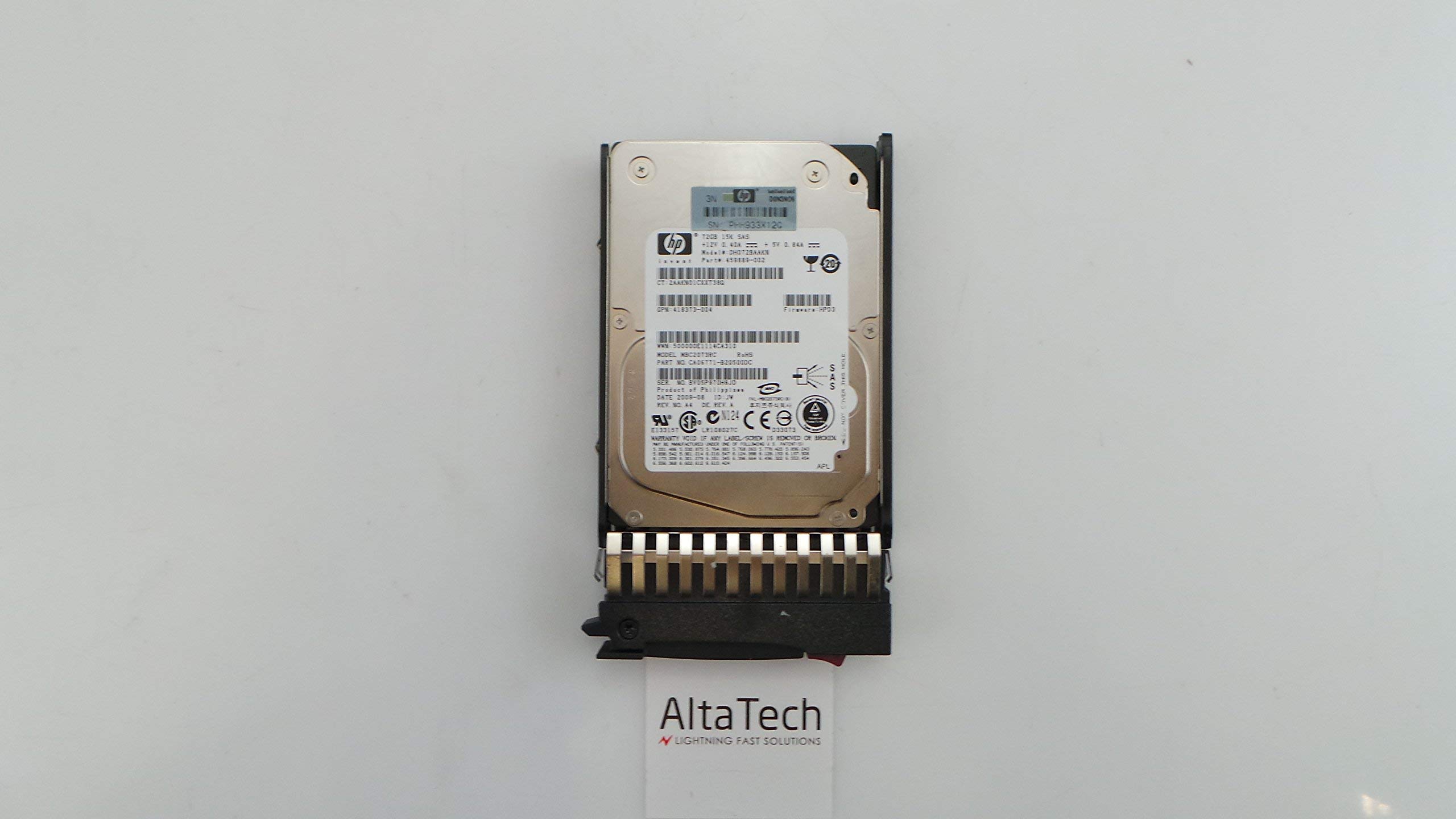 HP 418398-001 SAS Dp Laufwerk-Modul (72 GB, 15 K, 2.5-418371-B21)