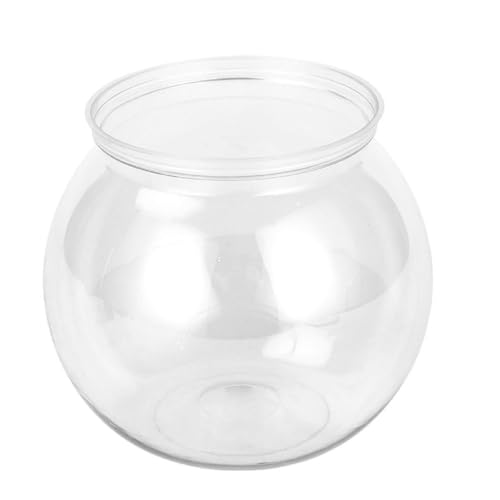 Plastics Round Aquarium Unbreakable Crystal-Clear Fish Bowls For Small Fish 4 Sizes Vases For Candy Ornament Holder Plastics Bowls Bowls Plastics Clear Round Fish Bowl