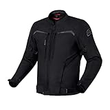 OZONE MOTO Delta IV Motorradjacke Herren | Wasserdicht Membran | Ellbogen und Schultern Protektoren | 3 Belüftungskanäle | Reflektierende Elemente | 4 Taschen