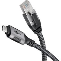 Goobay 70754 Netzwerkkabel Schwarz - Silber 10 m Cat6 F/UTP (FTP) (70754)