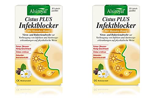 Alsiroyal Cistus PLUS Infektblocker mit Manuka-Honig 60 Pastillen