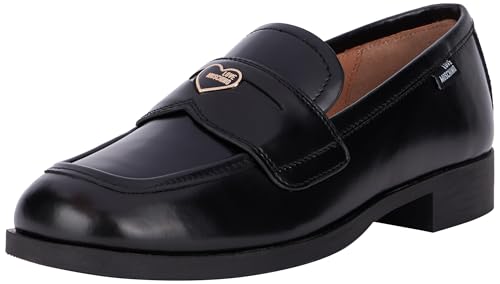 Love Moschino Damen Ja10172g1ljd0000 Loafers, Schwarz, 42 EU