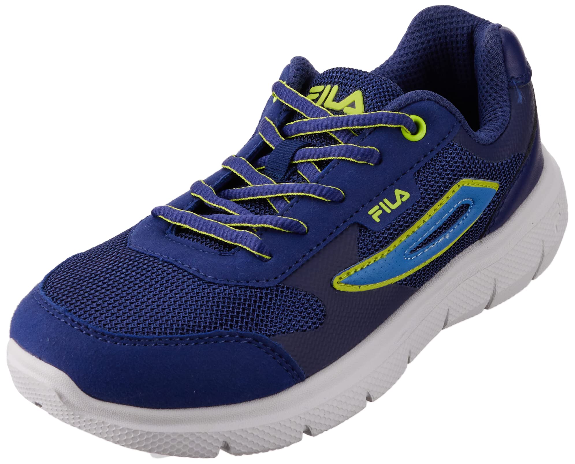 FILA Jumbler 2 Teens Laufschuh, Medieval Blue-Safety Yellow, 36 EU