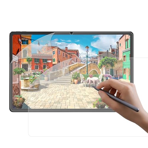 [2 Stück] Like Matt Paper Folie für Lenovo Tab P12 12,7 zoll 2023 (TB370FU), [Blendfreiem] PET Papier Gefühl Displayschutzfolie zum Zeichnen, Schreiben, Skizzieren