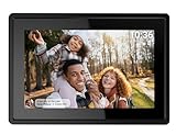 Denver PFF-725B Digitaler Wi-Fi Bilderrahmen – 7 Zoll IPS Touchscreen, 8GB Speicher, MicroSD-Slot, FRAMEO App, Timer-Funktion, Inklusive Tischständer, Schwarz