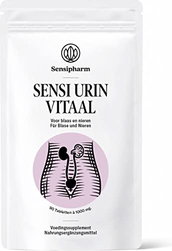 Sensipharm - Sensi Urin Vital - Für Blase & Nieren - Nahrungsergänzungsmittel für Blase & Niere - Bei Blasenentzündung und Nierensteinen - Natürlich - 90 Tabletten à 1000 mg