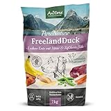 AniForte Ente Trockenfutter für Hunde 7kg – Leckere Ente mit Hirse, Süßkartoffeln & Kräutern, Vitamine für Hunde, Halbfeuchtes Trockenfutter, Hundefutter trocken glutenfrei für Allergiker