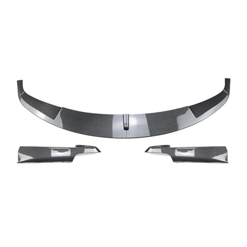 Splitter Frontstoßstangenlippe Bodykit Spoilersplitter Stoßstangen-Canard-Lippensplitter Zubehör Für 3er-Serie F30 F31 Tech 320i 2013–2019 Frontlippe(Carbon Look)