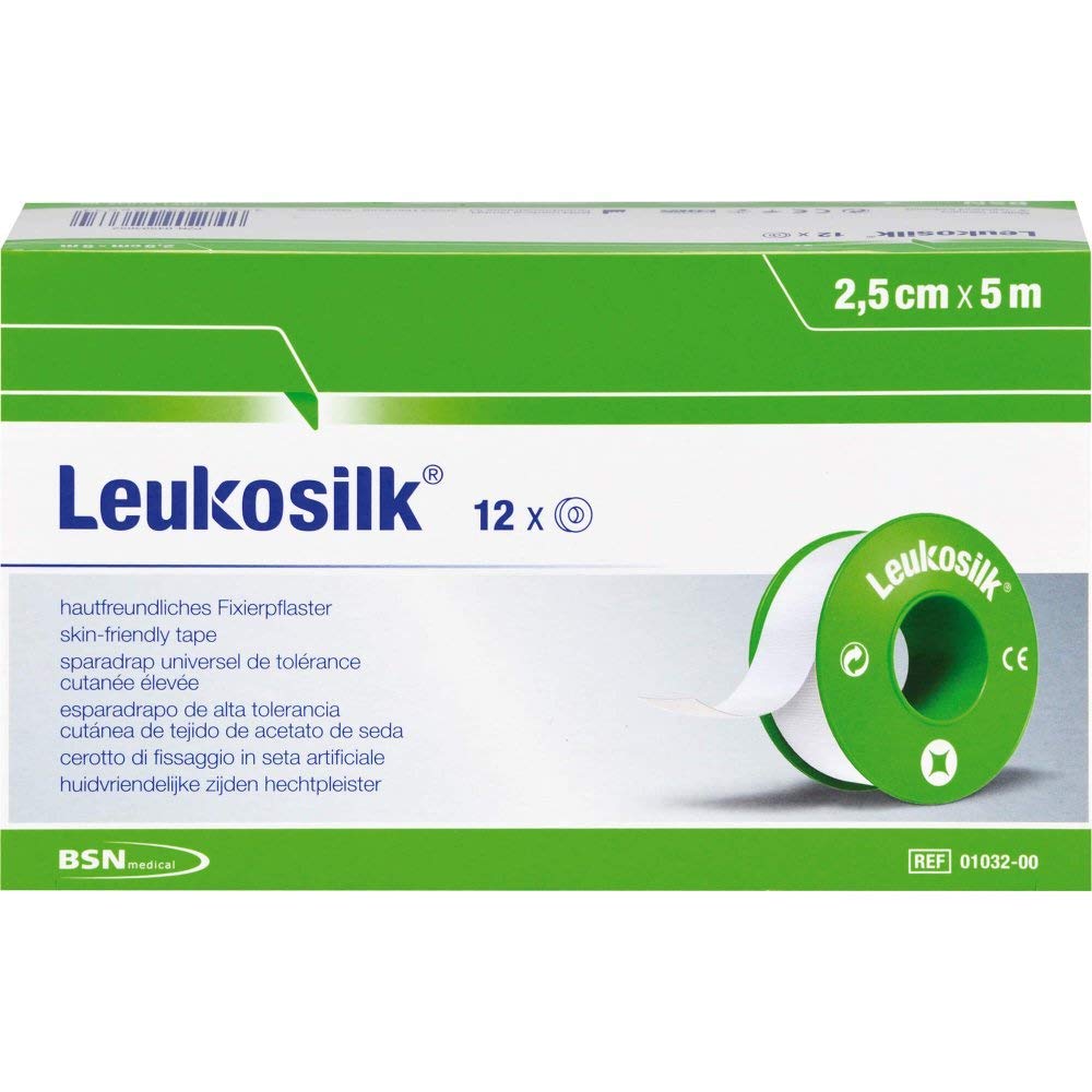 LEUKOSILK 2,5 cmx5 m 12 St