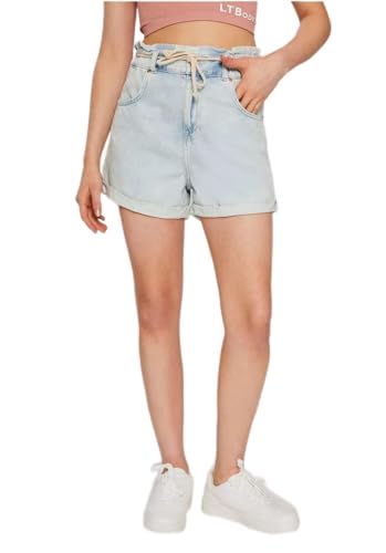 LTB Jeans Damen Molina Jeans-Shorts, Monne Wash 53102, XXL