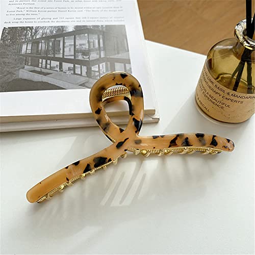 Haarklemmen, Clip-Haarspangen, Klauen-Clips, Damen-Haarnadel, koreanische Version der Legierungs-Haarnadel, Hinterkopfplatte, Haarhai-Clip, C 13 cm (Farbe: B, Größe: 13 cm) (Farbe: B, Größe: 13 cm) (