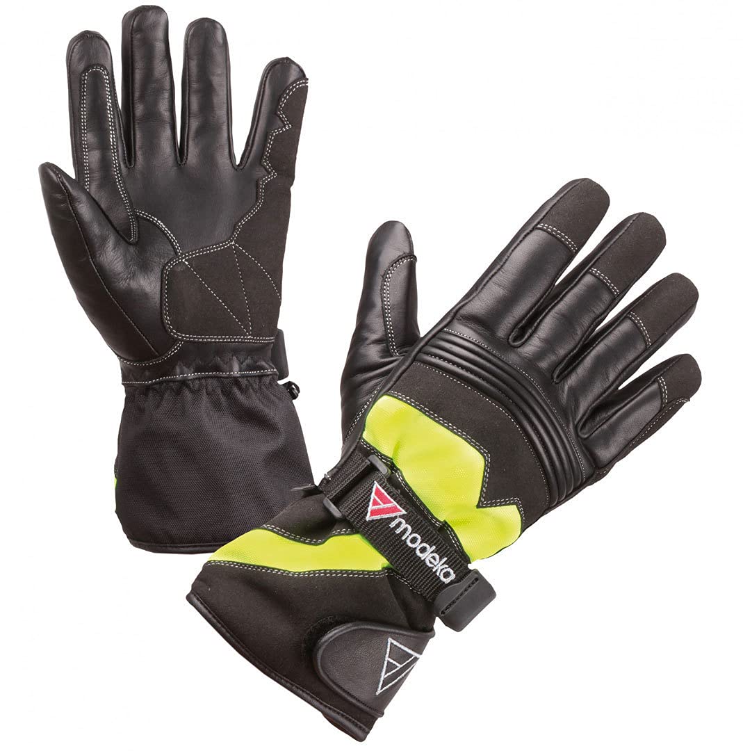 Modeka Freeze Evo Handschuhe, schwarz/neon, 11