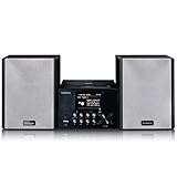 Lenco MC-250 Kompaktanlage mit WLAN Internetradio - Digitalradio mit DAB+ und Wi-Fi - FM Radio - CD